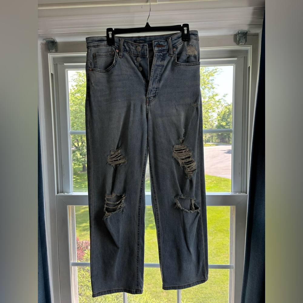 Distressed Blue Women’s Ripped Jeans
